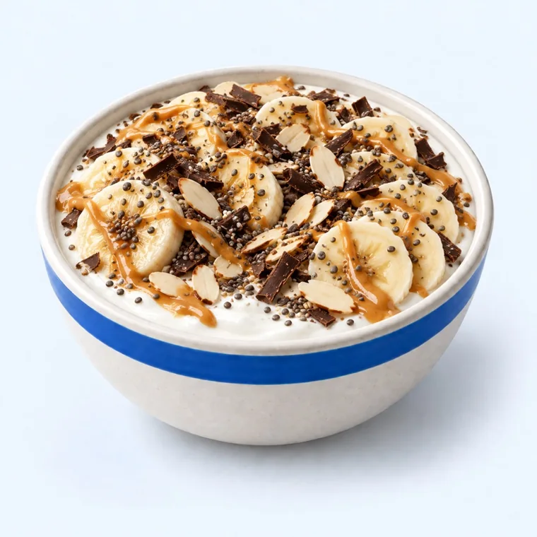 Banoffee: Banana, dark chocolate, peanut butter. Do not overthink it.