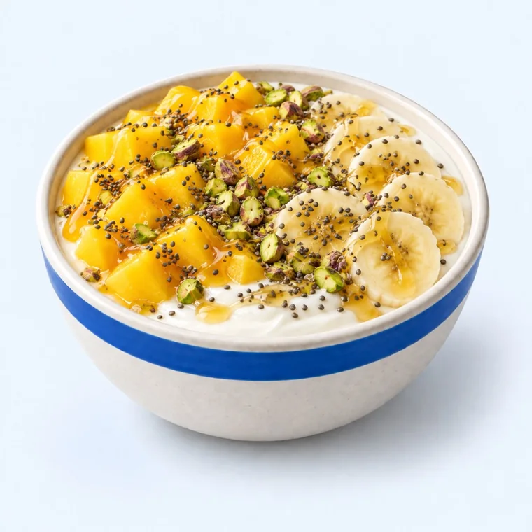 Mango Pistachio: Sweet, green, and a bit fancy.