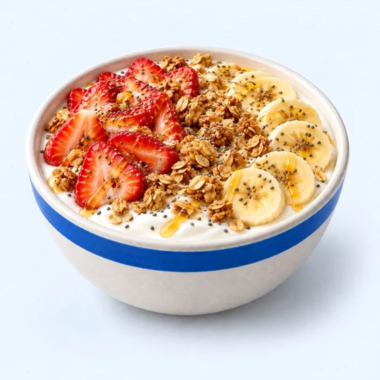 Strawberry Granola: The Saturday morning default.